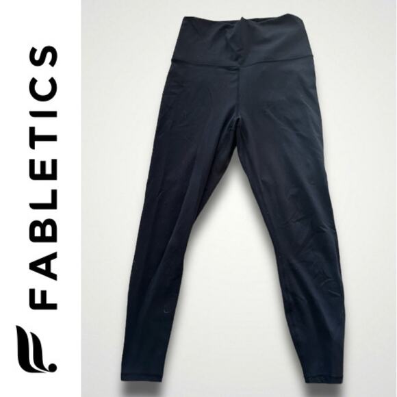 Fabletics NWT Oasis PureLuxe High-Waisted Yoga Athleisure Legging Black XL - Picture 7 of 14